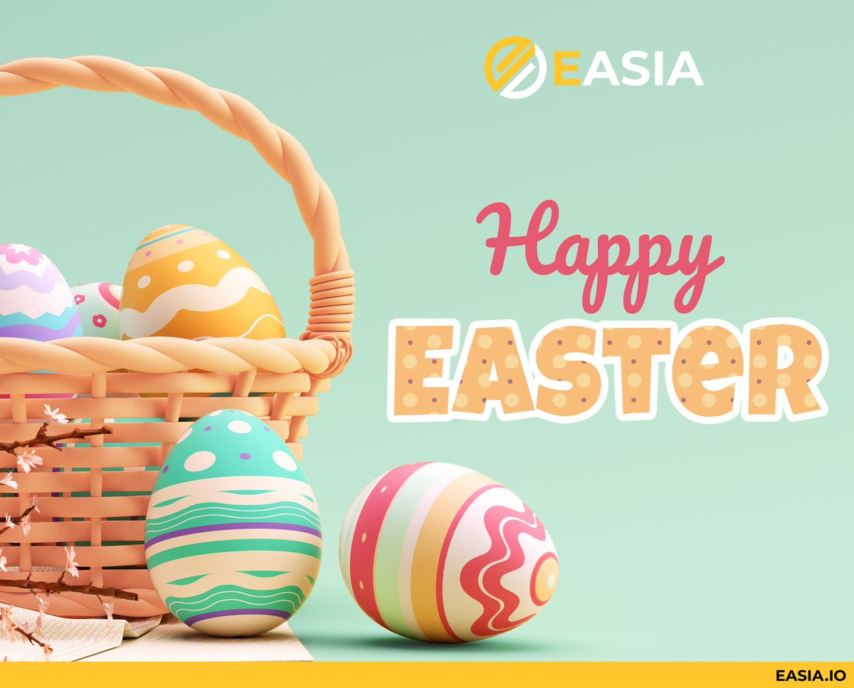 eeasiaio's tweet photo. Happy Easter 2023 🐣

#easia #cloudmining #CryptoCurrency https://t.co/nCRkyCX2SR