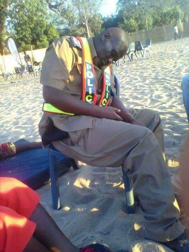 msusa_mike's tweet photo. Sleeping on duty ija amanena izizi. Back from sabbatical leave. https://t.co/dmajaAYp3P