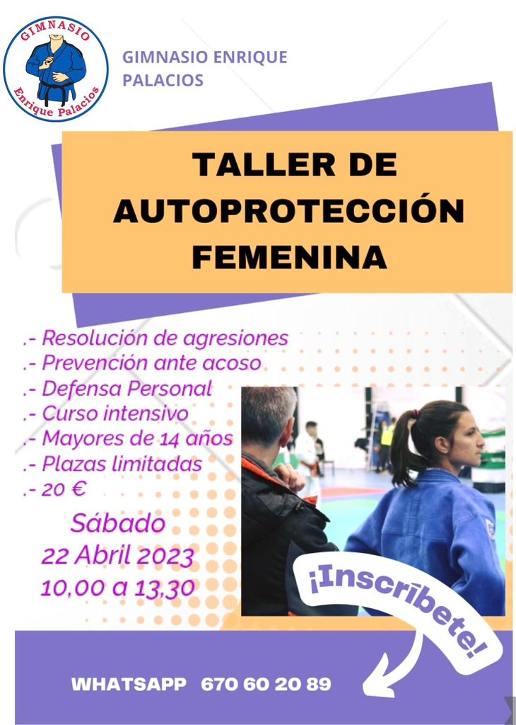 Taller de autoprotección femenina. #ampaceiplasvaguadas