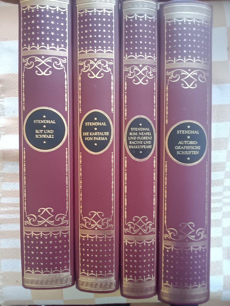 rautenklause's tweet photo. Bücherernte an Ostern aus heimischen öffentlichen #Bücherregalen - eigentlich / mal wieder kaum zu glauben: ich brauche mehr Platz!
#Bibliomane #Bücher
#Gadamer Werkausgabe komplett
#Simrock #Edda von 1864
Teile der schönen #Stendhal Werkausgabe aus den Siebzigern https://t.co/VuzDsVvgXJ