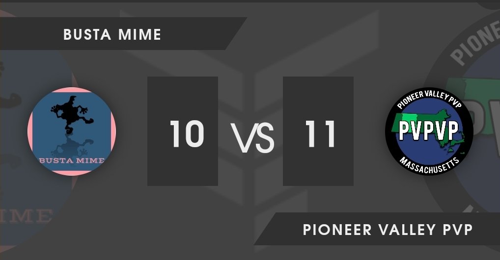 MimeBusta's tweet photo. Man what a week! @PValleyPVP really knows how to battle! despite being up 10-8 they found a way to get a last second 3-0 and take the 2-0 lead against us! Great match ups amd Good Luck moving forward! #SilphFactions #Season2 https://t.co/FijsXtkHgh