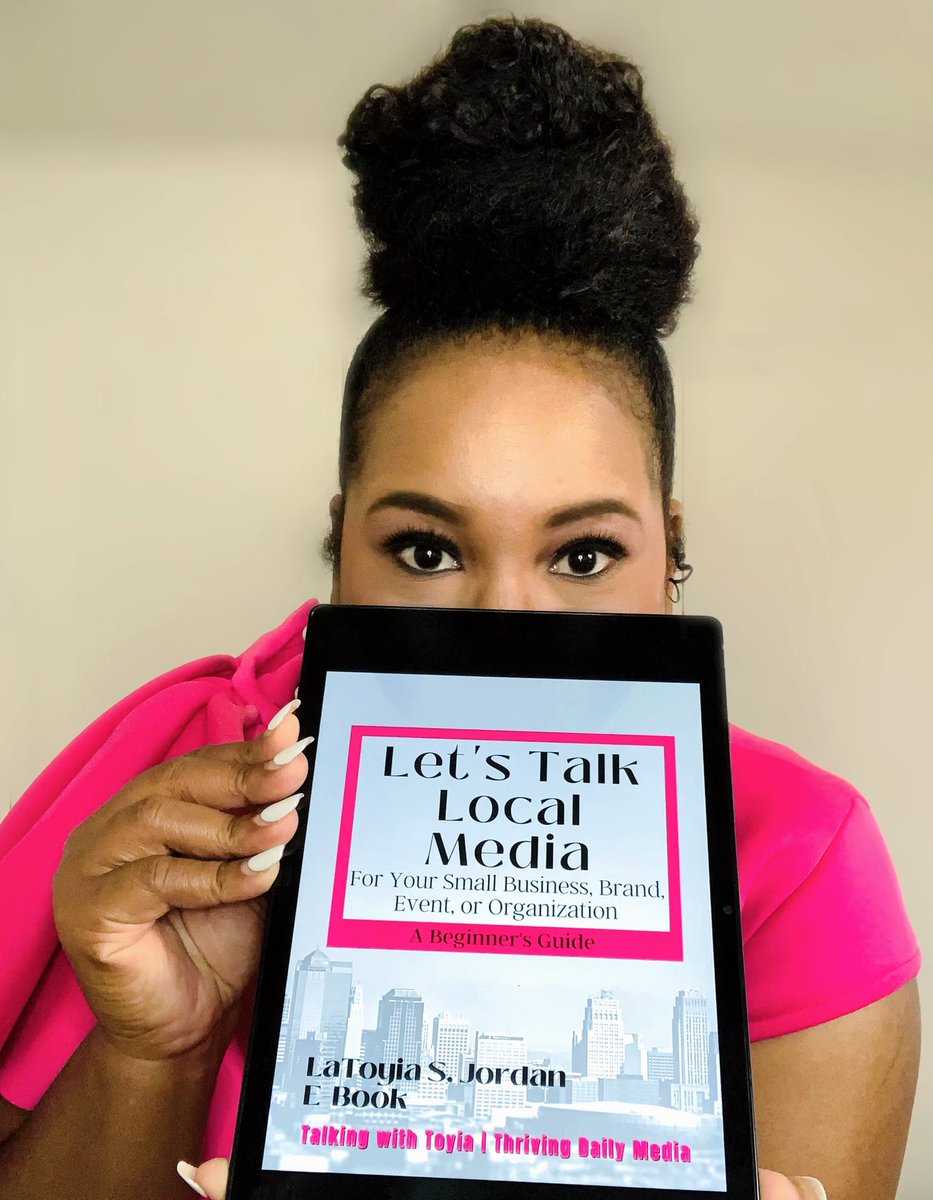 Happy Monday!🤗 Time to get seen and visible to the world!
“Let’s Talk Local Media Coverage for your Small Business, Brand, Event, or Organization”

Click the link below!👇🏽👇🏽
toyiathrives.org/shop/ols/produ…