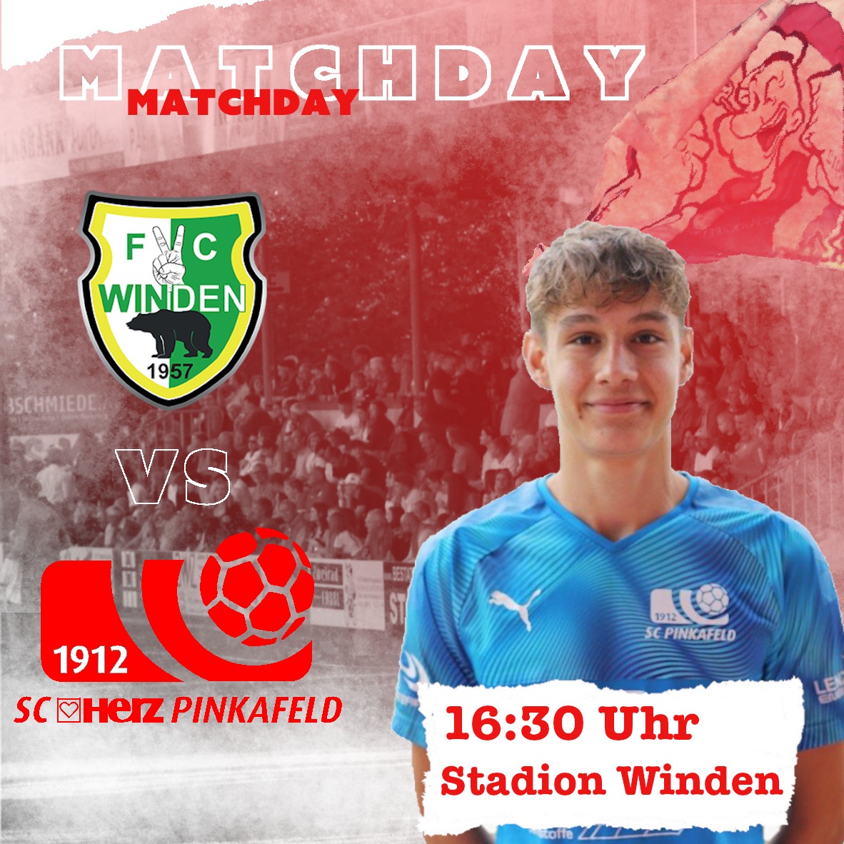 sc_pinkafeld's tweet photo. Matchday - BFV Cup - Viertelfinale

⚽ FC Winden 🆚 SC HERZ Pinkafeld 
⏱ 16:30
📌 Bärenstadion Winden

#cuptime #forzascp https://t.co/x3ptK3BGer