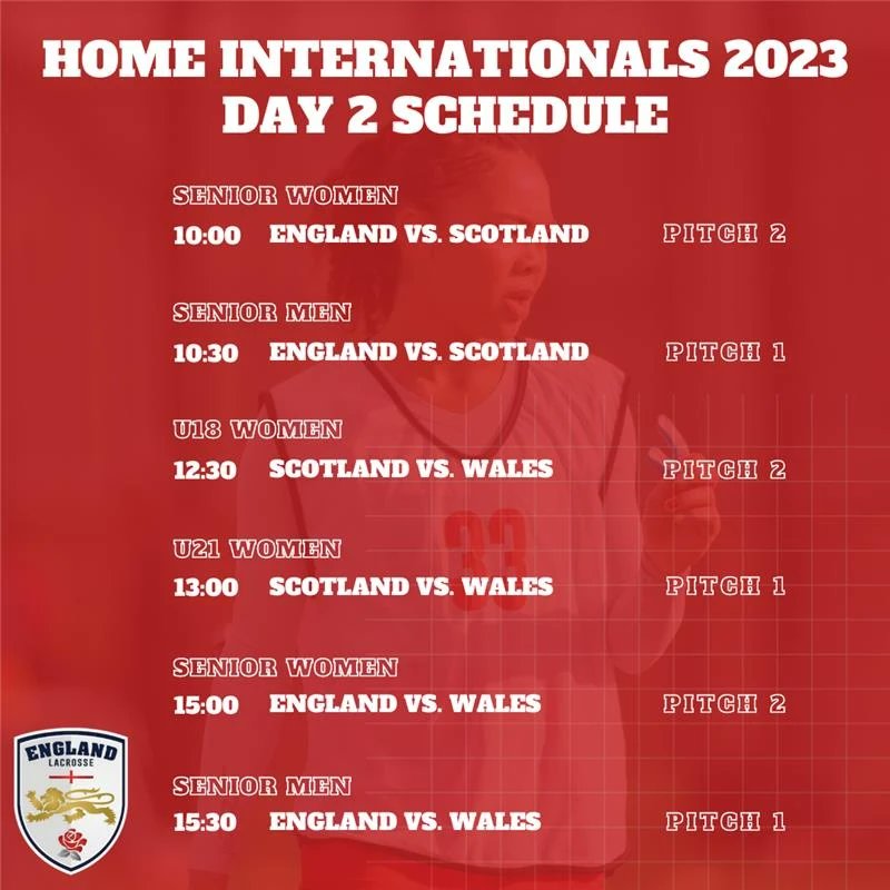 englacrosse's tweet photo. 🏴󠁧󠁢󠁥󠁮󠁧󠁿 SCHEDULE 🏴󠁧󠁢󠁥󠁮󠁧󠁿

Here's your 1st look at the schedule for the annual Home Internationals series 👀

The competition takes place next weekend in Nottingham 🏆

Keep watching over the next few days for squad announcements!

#EnglandLacrosse #HomeInternationals #Schedule https://t.co/WlodVTNB6W