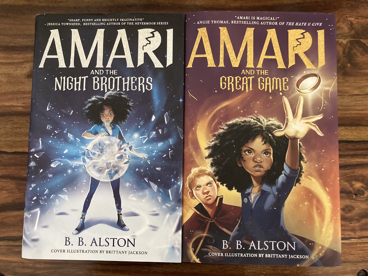 It’s time for part two of my Easter break giveaway!
One copy of each of Amari and the Night Brothers &amp; Amari and the Great Game.
🌊FW <a href="/bbalston/"></a> &amp; <a href="/KateHeap1/">Kate Heap: Scope for Imagination</a> 
🌊RT
🌊Tag 2 children’s book lovers
Closes 10pm 13.4.23 (UK only)