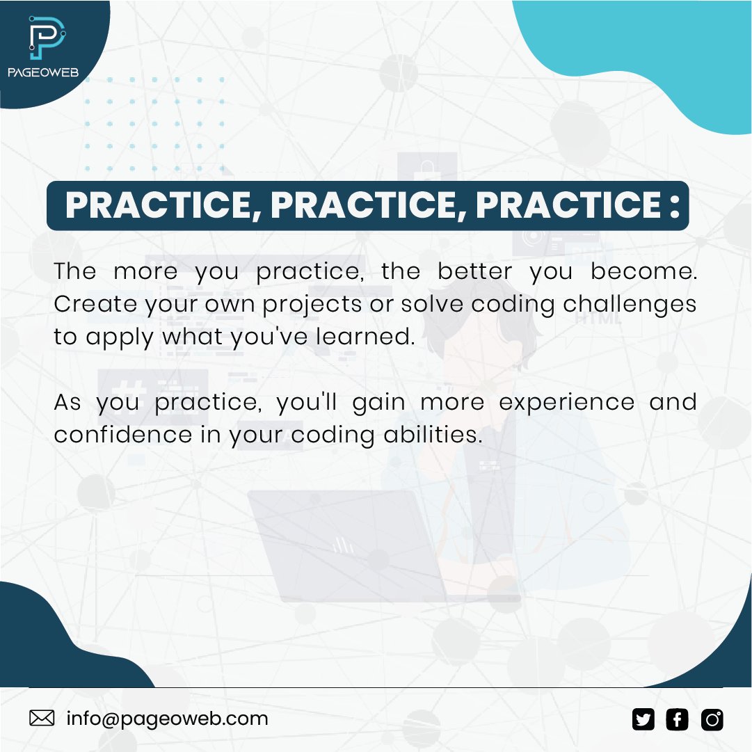 Pageoweb's tweet image. Ready to start your coding journey? 🚀 These beginner tips will help you get started and stay on track! 💻👨💻
#codingtips #beginnercoding #learntocode