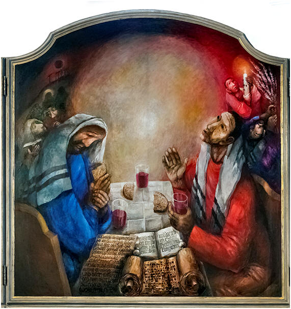 s_pollmeier's tweet photo. Emmaus heute, Ostermontag, in St. Pankratius #Modau #OberRamstadt @BistumMainz mit einer Meditation zum Altarbild von Sieger Köder Lk 24,31
https://t.co/Y9HH1jHoLA https://t.co/ZlEcwK0XsC