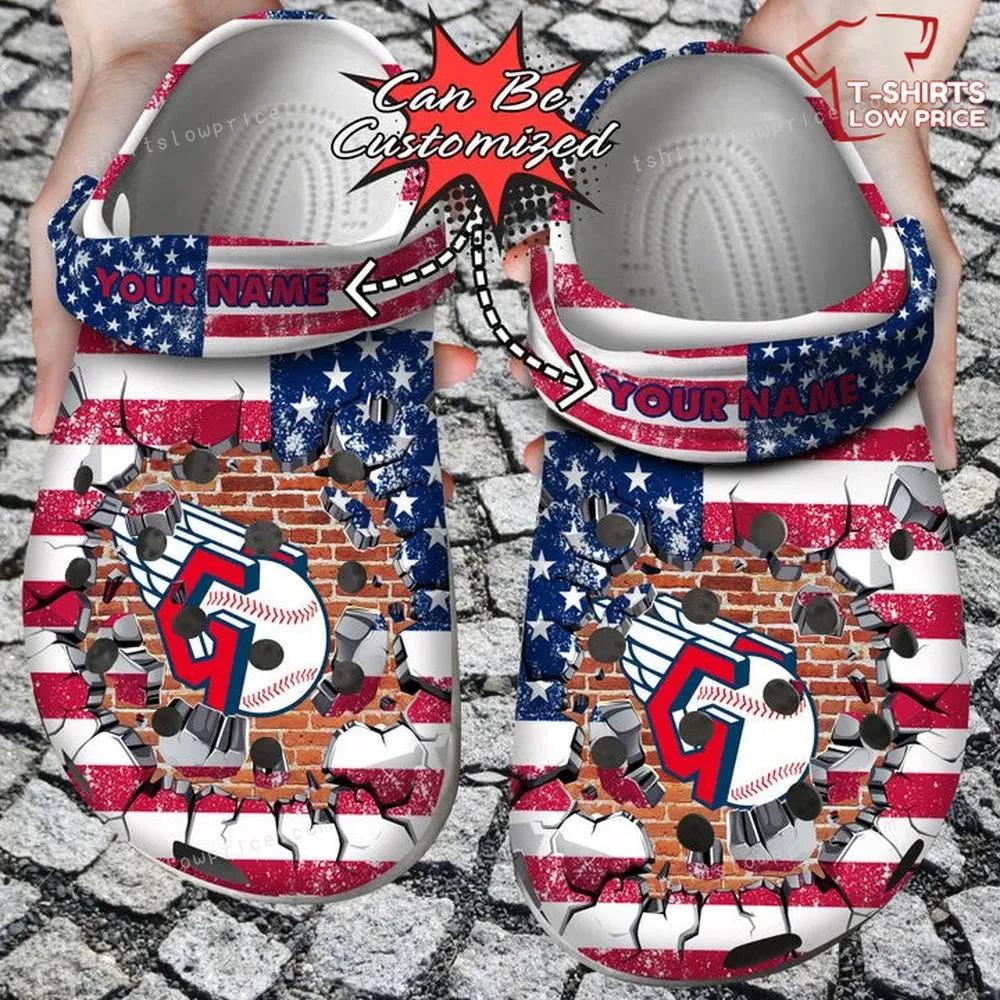 Personalized Cleveland Guardians American Flag Breaking Wall Crocs Clog Shoes
Get here: https://t.co/n5yVmqJVFz
#ClevelandGuardians https://t.co/rcoj2RD4D5