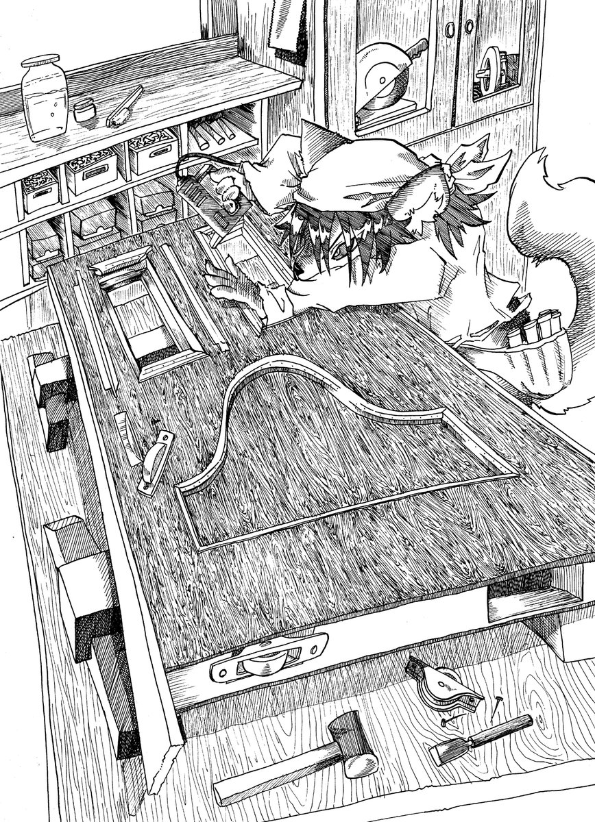 数年前に働くケモノを題材に描いた絵
出す所が無くなっちゃったので
投下昇華っっっ 
