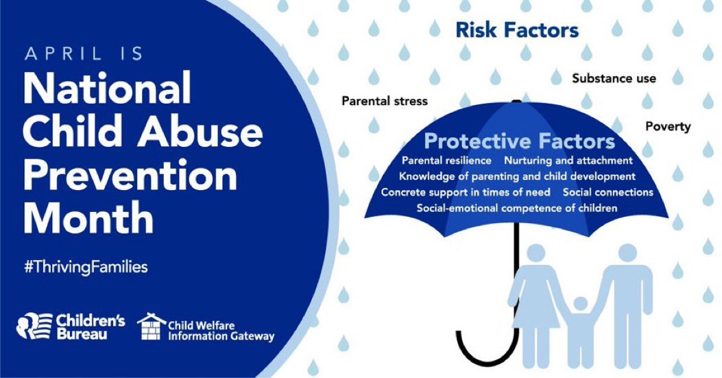 Randi Downey (@rdowney17) on Twitter photo April is child abuse prevention month. Together we can make a difference in a child's life by making it easier to access support services in our community. <a href="/FCSSocialWork/">FCSSocialWork</a> #ChildAbusePreventionMonth childwelfare.gov/topics/prevent… April is child abuse prevention month. Together we can make a difference in a child's life by making it easier to access support services in our community. <a href="/FCSSocialWork/">FCSSocialWork</a> #ChildAbusePreventionMonth childwelfare.gov/topics/prevent…