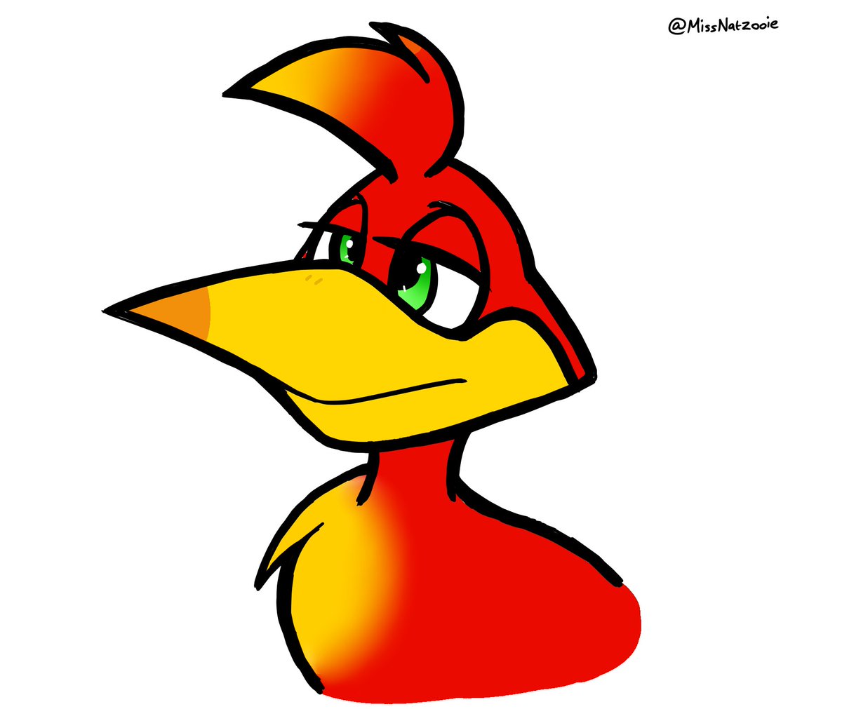 💙Nat ️ on Twitter "How I drew Kazooie in 2014 vs How I draw Kazooie now"