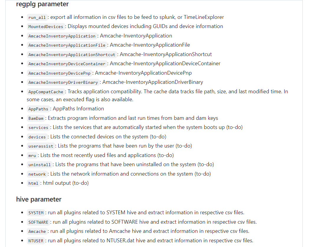 Added AppCompatCache, Amcache, BamDam, and AppPaths parsing into the #Regexplore #volatility 3 plugin
 
Also, you can run all plugins associated with a specific hive name and extract output into CSV files
github.com/0xHasanM/regex… 

#DFIR #DigitalForensics #InfoSec #MemoryForensics