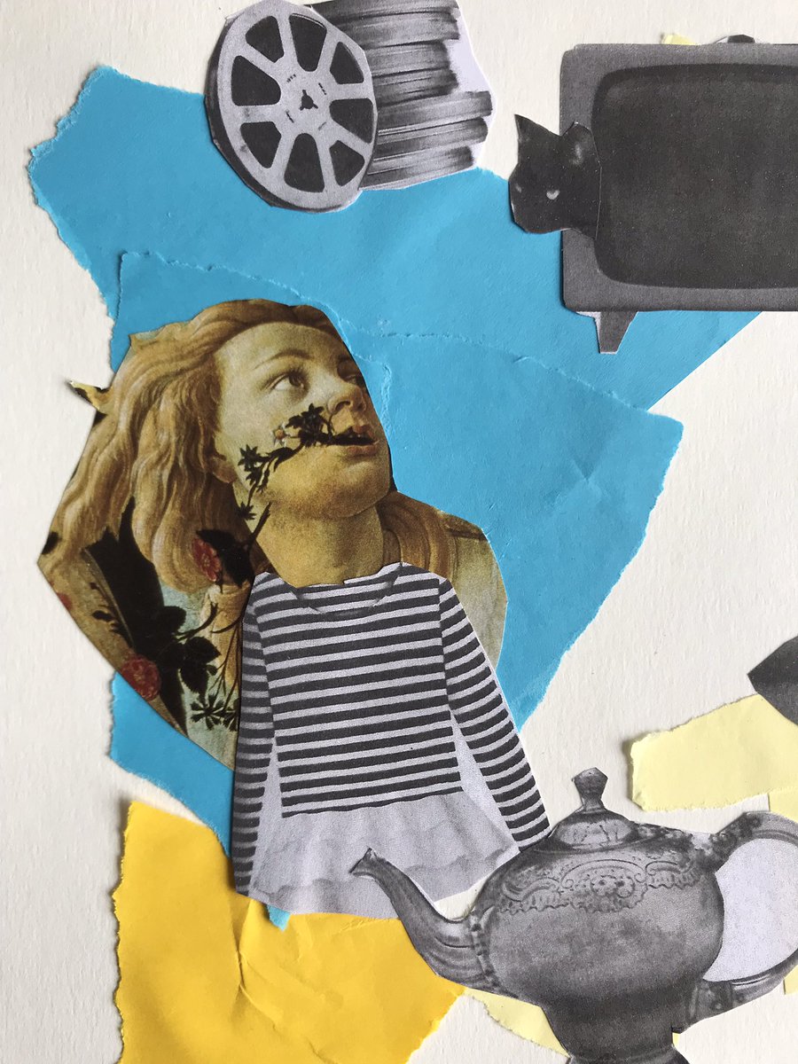arplasegrais's tweet photo. « Mon DADA ? Le collage ! » ✂️
👉 Choisir, mobiliser et adapter des langages et des moyens plastiques variés en fonction de leurs effets dans une intention artistique en restant attentif à l'inattendu. #hasard #collage #heteroclite #composition https://t.co/UcZbPGv0AY