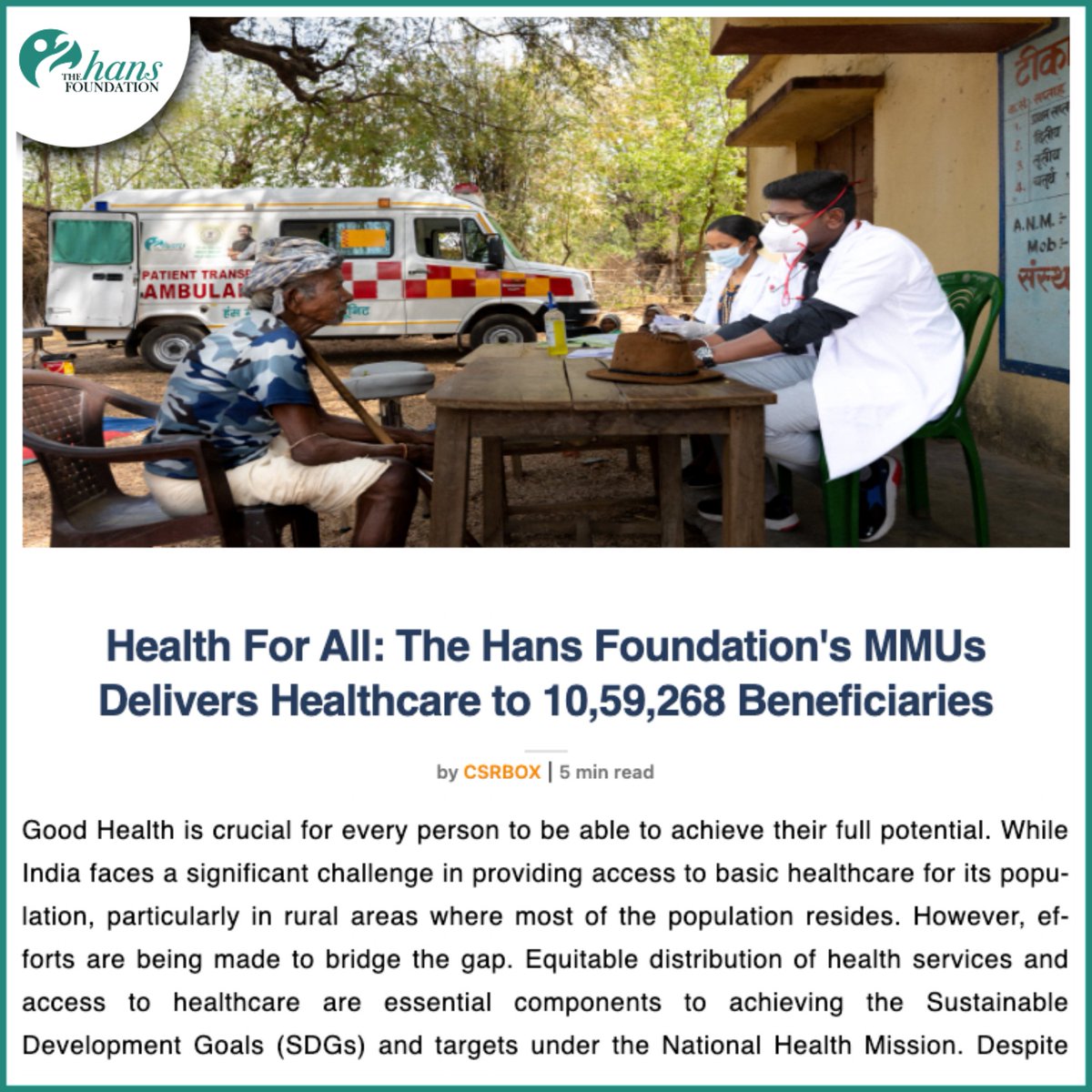 The Hans Foundation tweet media