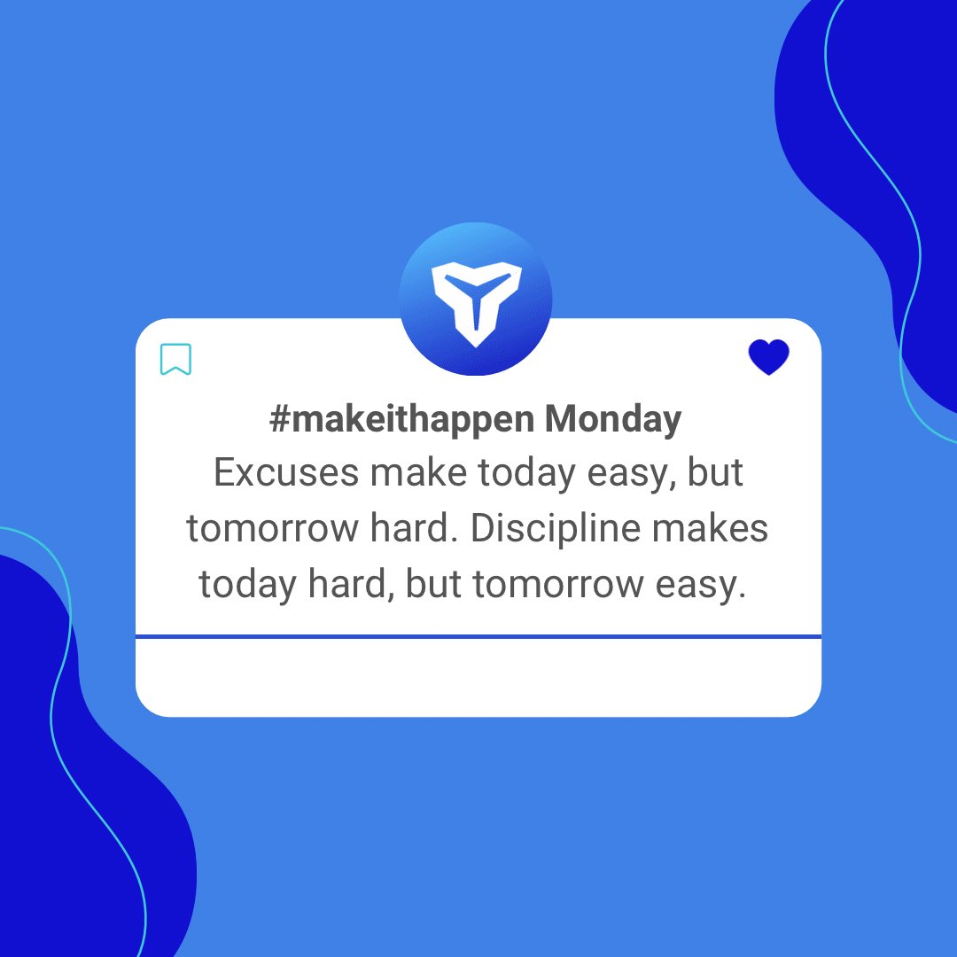 Monday vibes. You’ve got this! 💪

***
#yteach #edtech #peertopeer 👩‍💻👨‍💻#growthmindset #motivationmonday #disciplineiskey #hardworkpaysoff #noexcuses