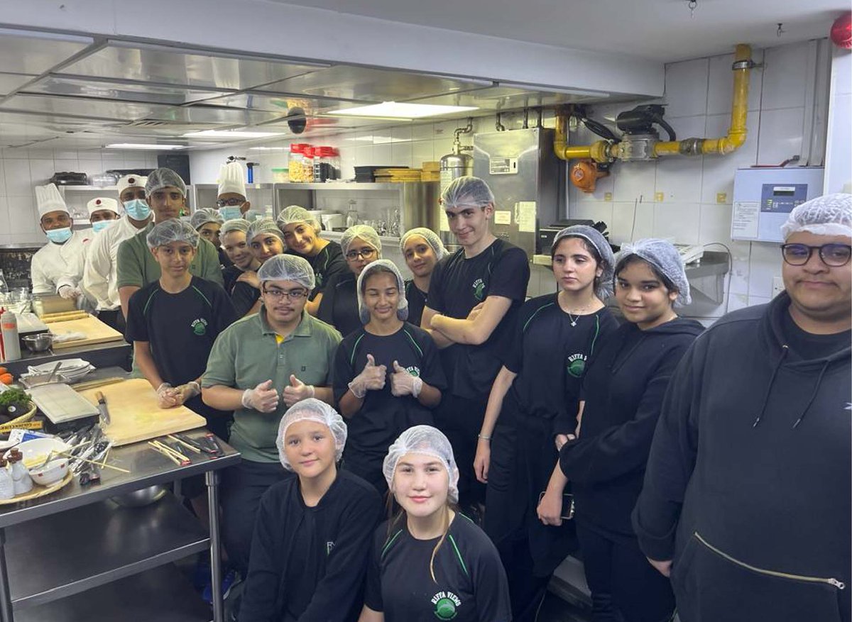 rvis_bh's tweet photo. IGNITE Day allows student to pursue passions that go beyond the regular classrooms. #CulinaryArts is always a popular seminar. #RVISIgnite #rvisionaries #bahrainedu

https://t.co/9gcFKhBB2j https://t.co/GCYEx60QEG