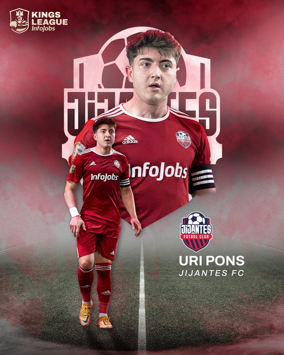 KingsLeague's tweet photo. 🧢 HAN PASADO COSAS.

❤🤍 @uripons9 vestirá la camiseta de @JijantesFC. https://t.co/hce7drmHEM