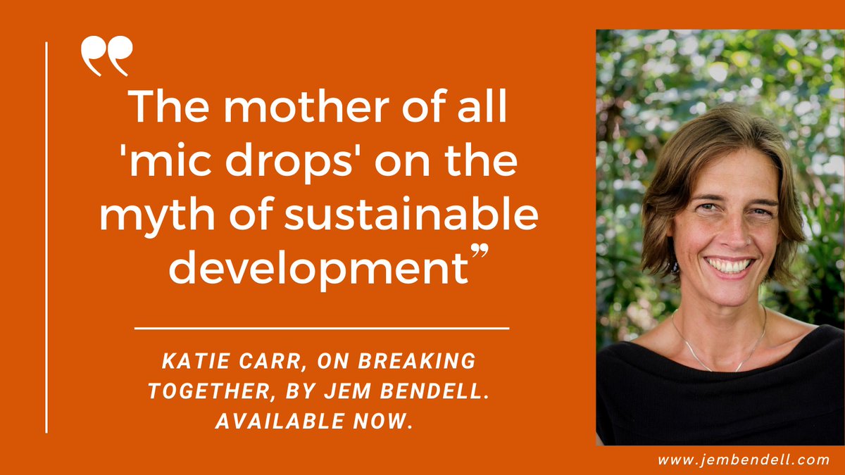 jembendell's tweet image. &quot;Jem &amp;amp; his team didn&apos;t just stare into the abyss-they spent 2 years mapping it for us. This book provides wisdom on the necessity of staying engaged politically &amp;amp; socially&quot; Katie Carr @DeepAdaptation Forum 
jembendell.com/2023/04/08/bre…
#polycrisis #permacrisis #metacrisis #multicrisis