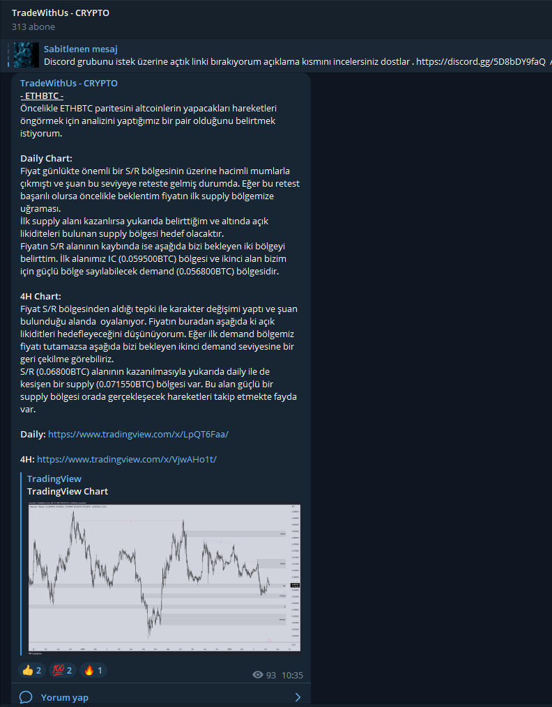 traderrserhat's tweet photo. #ETHBTC 
Daily: https://t.co/zZSnAoqshw
4H:  https://t.co/rYVqnGIPB6

Parite ile ilgli detaylı açıklamayı @tradewithusx_ telegram kanalında yaptım. 
Gün içerisinde diğer paritelerle ilgili analizler için kanala katılabilirsiniz.

Telegram:
https://t.co/hmFepYCCi5 https://t.co/HsoaG8QY3P