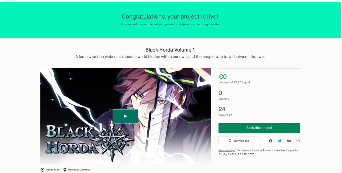 cloverloy's tweet photo. Black Horda Volume 1 Kickstarter is now live!🍀

link below. Retweets super appreciated!
#blackhorda #KickstarterReads #Kickstarter https://t.co/3HyFIrPs6P