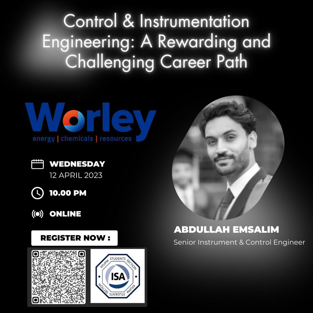 ISAKFUPM's tweet photo. A Rewarding and Challenging Career Path!

Discover more about Control &amp; Instrumentation Engineering ✅

#ISAKFUPM
 #kfupm https://t.co/p947rPHrx7
