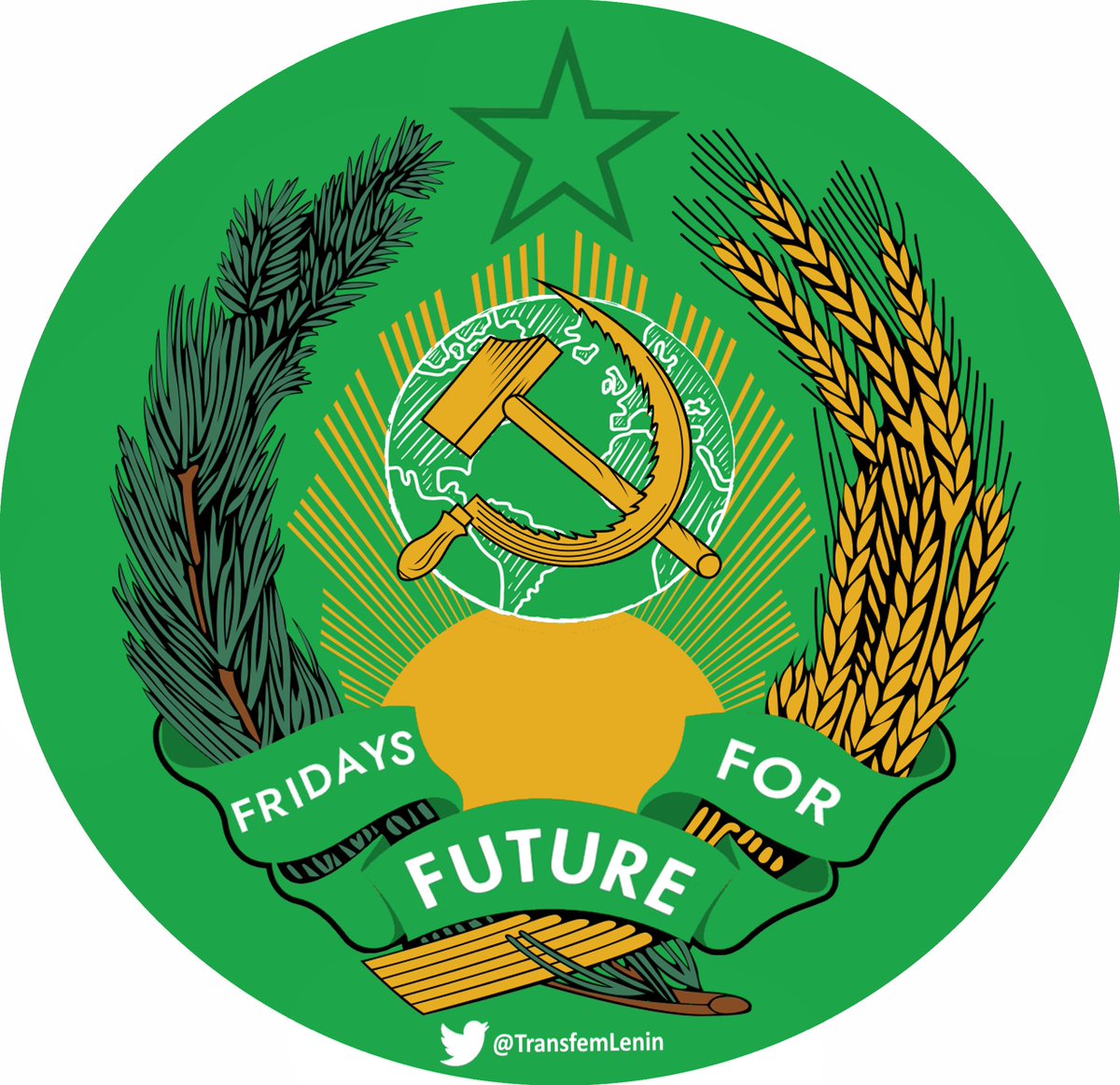 fff_rheinVR's tweet photo. weil es sich viele gewünscht haben gibts jetzt das Wappen der sozialistischen FFF als Sticker zum selbst ausdrucken https://t.co/LJDV6HPu1U