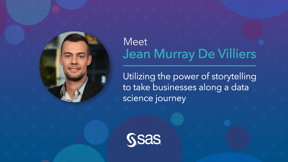 Back to work and I foun this really interesting “It is important not to have all your eggs (skills) in one basket,” says Jean in his #SASuser story. Discover the value of diversifying your skills and earning certification. #LearnSAS 

2.sas.com/6012OJYnr