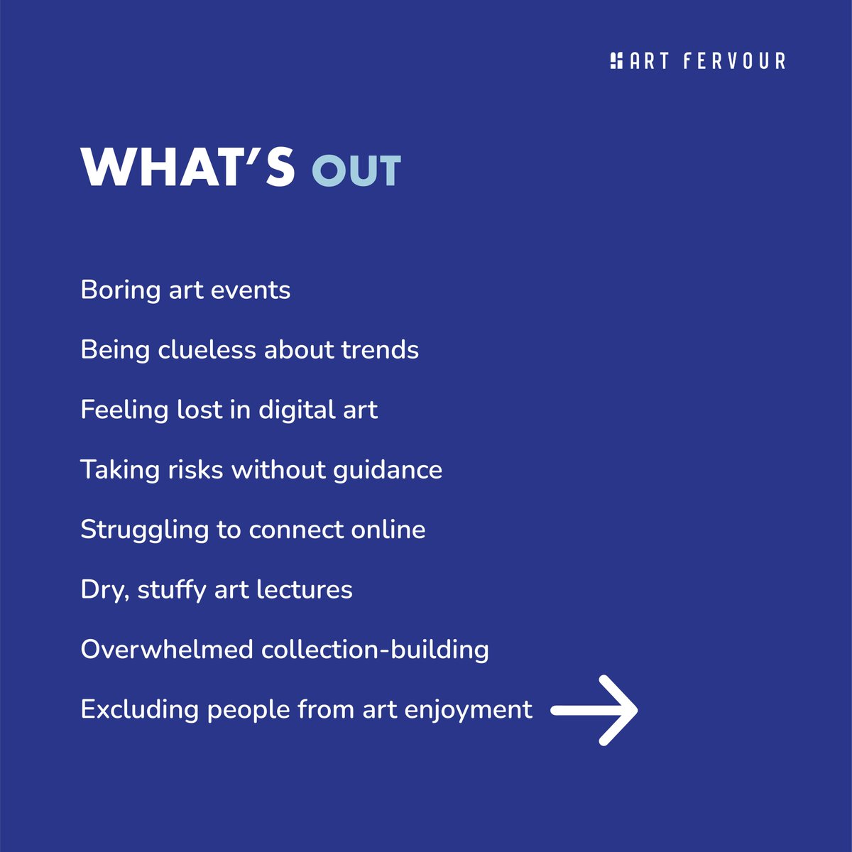 Unlock the World of Art: Discover, Learn, and Build with Art Fervour's Services!  Head to artfervour.com

#ArtFervour #ArtEditorial #DigitalArtGuide #ConsultancyServices #DigitalOutreach #MakeArtAccessible #ArtLovers #ArtInvestors #ArtEnthusiasts #ArtCommunity