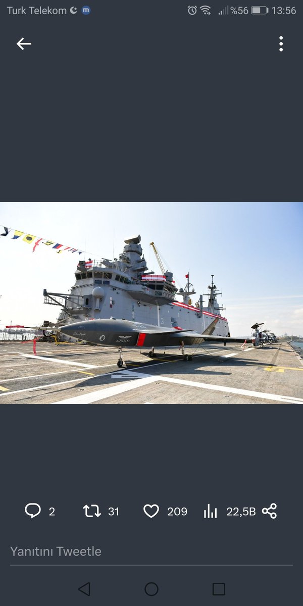 Dünyanın ilk " siha-iha" gemisi " TCG ANADOLU" Büğün  REİSİN katılımıyla Deniz kuvvetlerine teslim edilecek #TcgAnadolu #ErdoğanYineKazanacak 🇹🇷💯