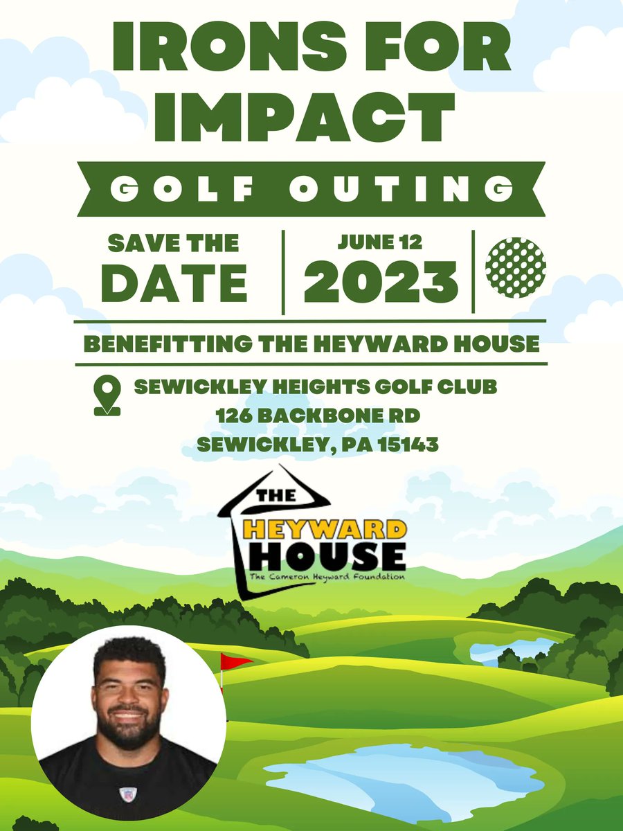 ⛳ #savethedate for our First Annual IRONS FOR IMPACT Golf Outing to benefit the #cameronheywardfoundation

⛳ #foursomes individual #golfers #sponsorships and so much more available soon! #impact97 #ironsforimpact2023