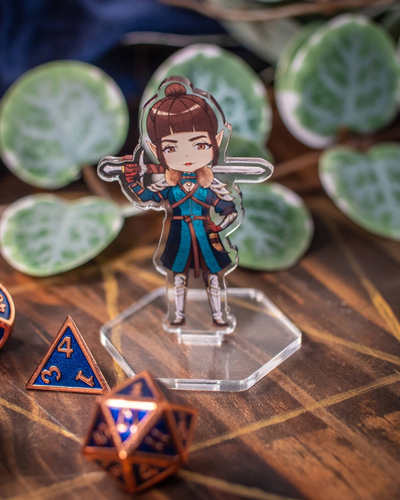 deerstalkerpics's tweet photo. Could your desk do with some adventuring buddies? Is your shelf looking a little bare? Get your own Evandra Acrylic Standee from our merch store now! https://t.co/uPG5KPcXKa

#1ForAll #1ForAllMerch #1ForAllDND https://t.co/x6OTbwRIVB