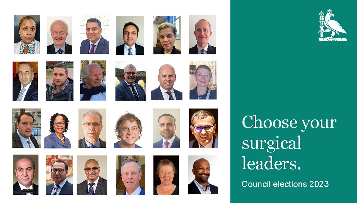 RCSnews's tweet photo. Time is running out to have your say. ⏰
Our College Council plays a key role in shaping the future of surgery. Now is your chance to choose who will represent you on the issues that matter. Read the candidate statements and cast your vote by 13 April. 🗳️ https://t.co/YX4Tb0N1Rk https://t.co/FX2Pp5ieBW