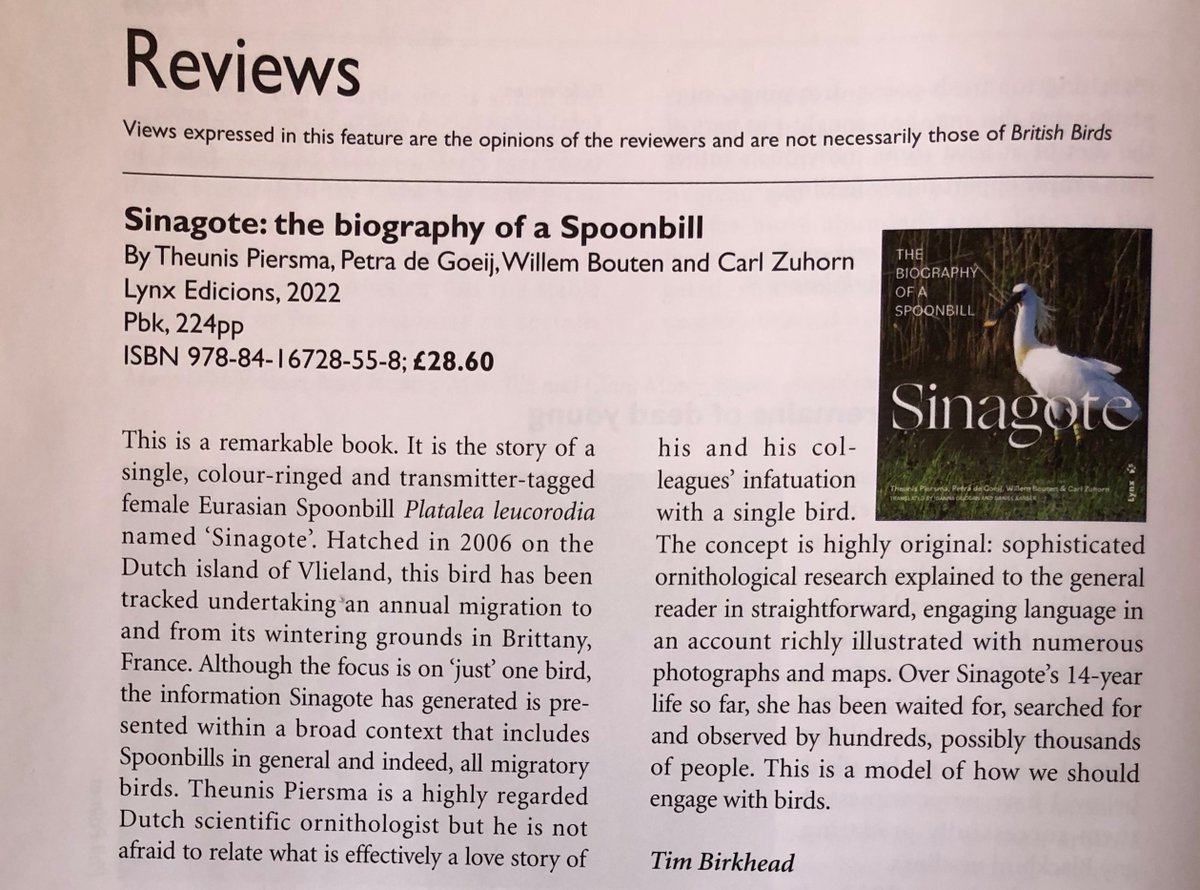 Global Flyway Network (@globalflyway) on Twitter photo @TimBirkead1 in <a href="/britishbirds/">British Birds</a>: "This is a remarkable book... Sophisticated ornithological research explained in straightforward, engaging language... This is a model of how we should engage with birds. Happy with that! lynxeds.com/product/sinago…… youtube.com/watch?v=LAcBS8……
#SINAGO @TimBirkead1 in <a href="/britishbirds/">British Birds</a>: "This is a remarkable book... Sophisticated ornithological research explained in straightforward, engaging language... This is a model of how we should engage with birds. Happy with that! lynxeds.com/product/sinago…… youtube.com/watch?v=LAcBS8……
#SINAGO