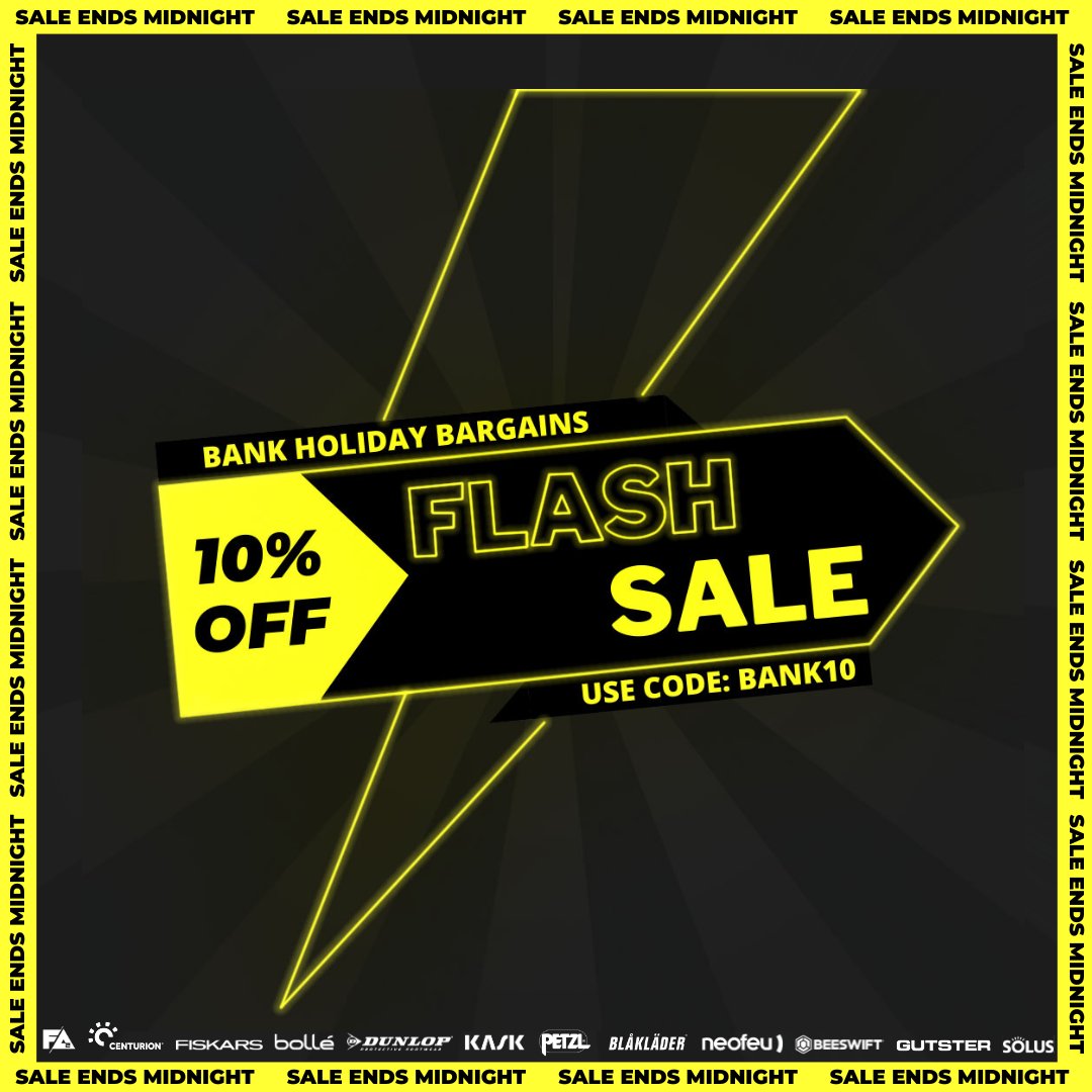 mtnshopemea's tweet photo. Gone in a Flash ⚡️ 

Today is your last chance to save 10% in the MTN Bank Holiday Flash Sale. Simply enter the code “BANK10” at checkout to avail of this limited time offer. Hurry, sale ends MIDNIGHT!! #sale #flashsale #bankholiday

Shop now at: https://t.co/qdcGwMvCjm https://t.co/ZzoptiARgS