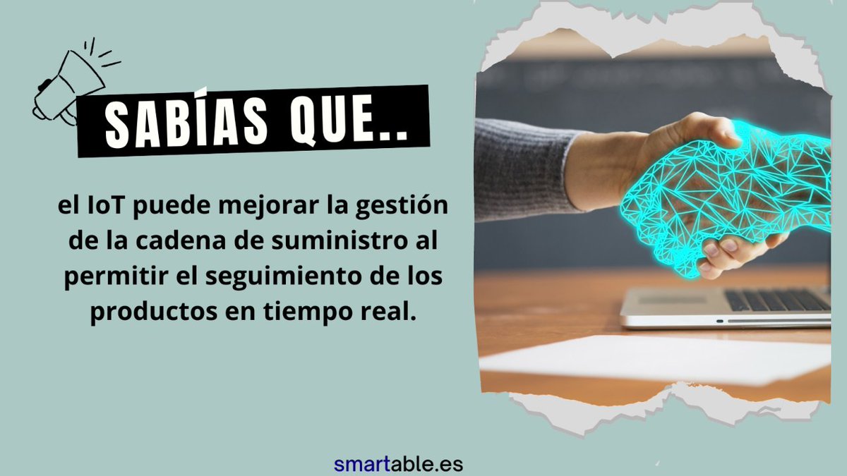 smartable_es's tweet photo. 😉Iniciamos la semana con este sabías que sobre el IoT. Que tengas un buen inicio de semana🥰

#IoT #LogísticaInteligente #sabiasque #iniciodesemana #lunes https://t.co/4XmM45P7Fr
