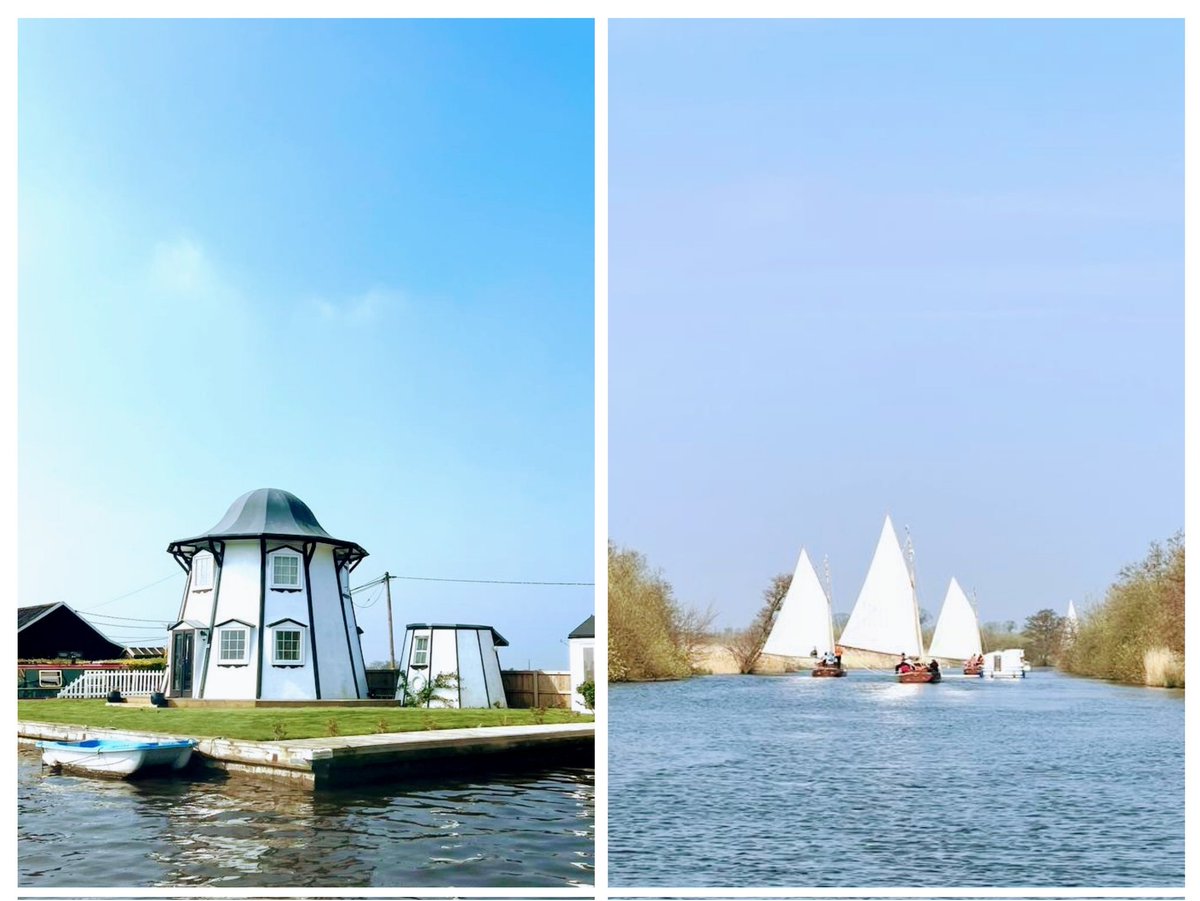 Messing about in boats!  🛥️😎 #NORFOLK