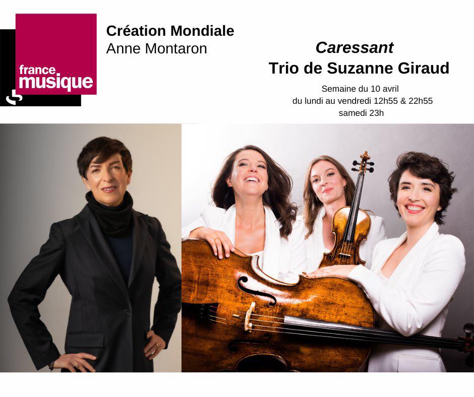 SuzanneGiraud's tweet photo. Semaine du 10 avril/this very week on France Musique, premiered by Trio Sōra
CARESSANT for piano, violine &amp; cello
monday - friday 12.55 &amp; 22.55, sunday 23.
photos Stephane Michaux Astrid Di Crollanza https://t.co/B68Gmu63Op