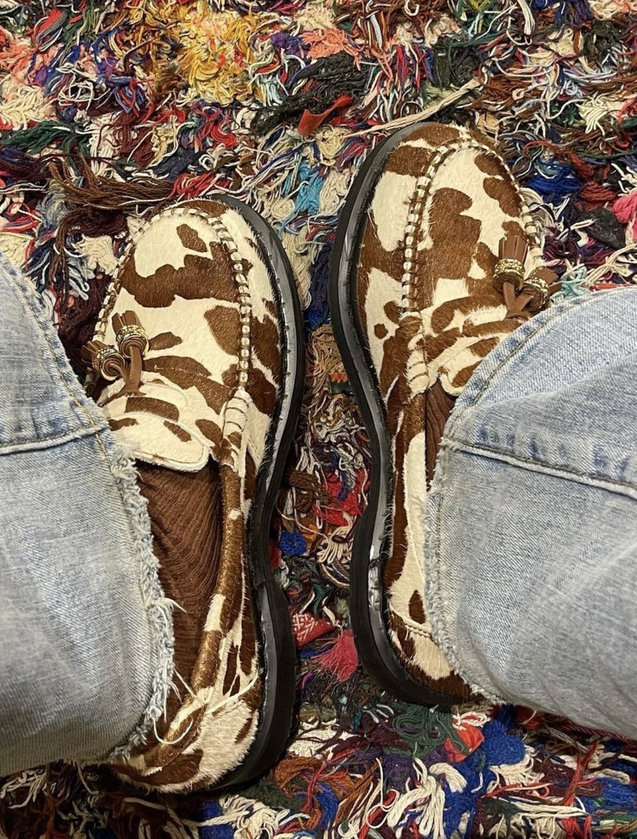 Dr. Martens Penton Tassel Loafer Supreme Cow Print Men's