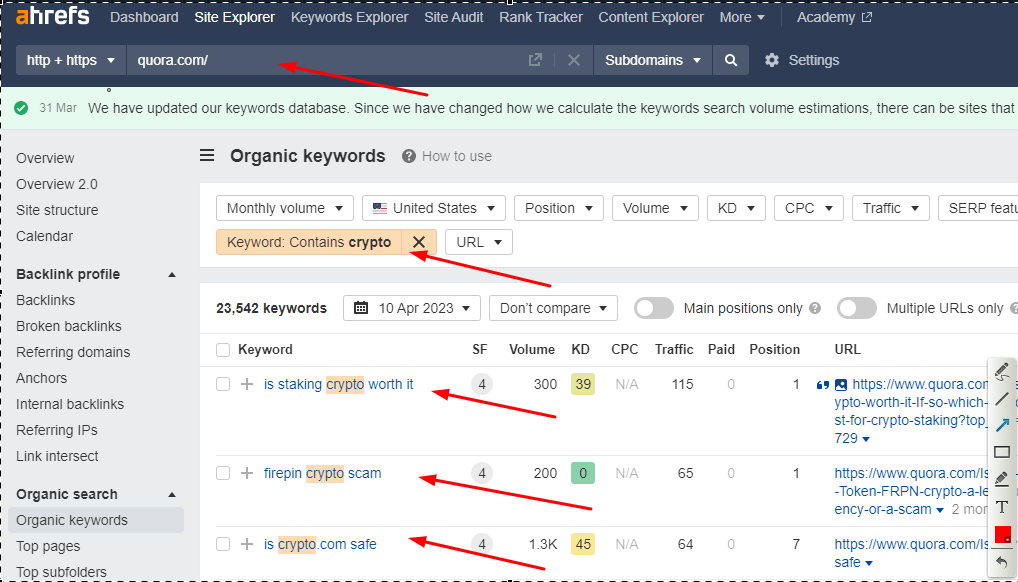 seo_bint_ejamil's tweet photo. #SEO- User-Generated Content [Goldmine]🪙

Requirement:
@ahref
@Quora 

🚀Open quore . com in ahref [site explorer]

-Organic Keywords
-Filter>>Keywords[your Niche]
-Boom!

"Find Best Content Ideas , Quries , Traffic Keywords"

Thanks me https://t.co/37wMkp4jRo