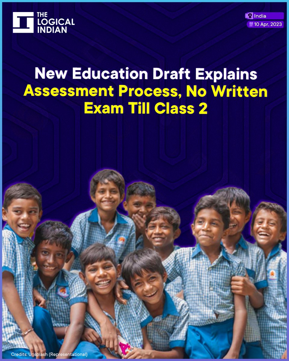 LogicalIndians's tweet photo. Now, for children up to class 2, definitive tests and exams are completely inappropriate assessment tools, and written tests should be introduced from class 3 onwards.
#NewEducationPolicy #studentsupport #NoExams https://t.co/4IqQIT0oaI