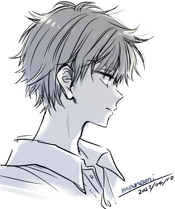おとこのこ #らくがき 