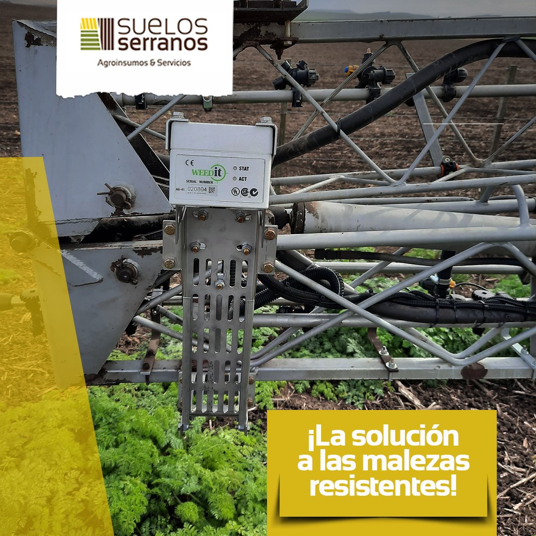 ¿Malezas resistentes? ¡YA NO MÁS! 🌱💪

- Precisión Spraying. WEED-IT es la tecnología de detección y eliminación de malezas más precisa, rápida y fácil de usar que existe.

- Como pulveriza solo sobre las malezas, ¡le ayuda a ahorrar hasta un 90 % en fitosanitarios!