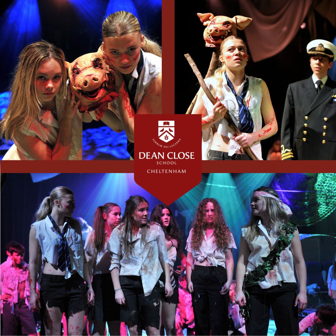 DeanCloseSchool's tweet photo. Congratulations to our drama pupils for last term's outstanding Junior production of "Lord of the Flies"! 🌴🐷🔥 
The talented cast brought the iconic characters to life with a captivating performance. Well done to all!
#deanclosedrama #deanclosesenior #distinctlydeanclose https://t.co/7UO2ueKiYU