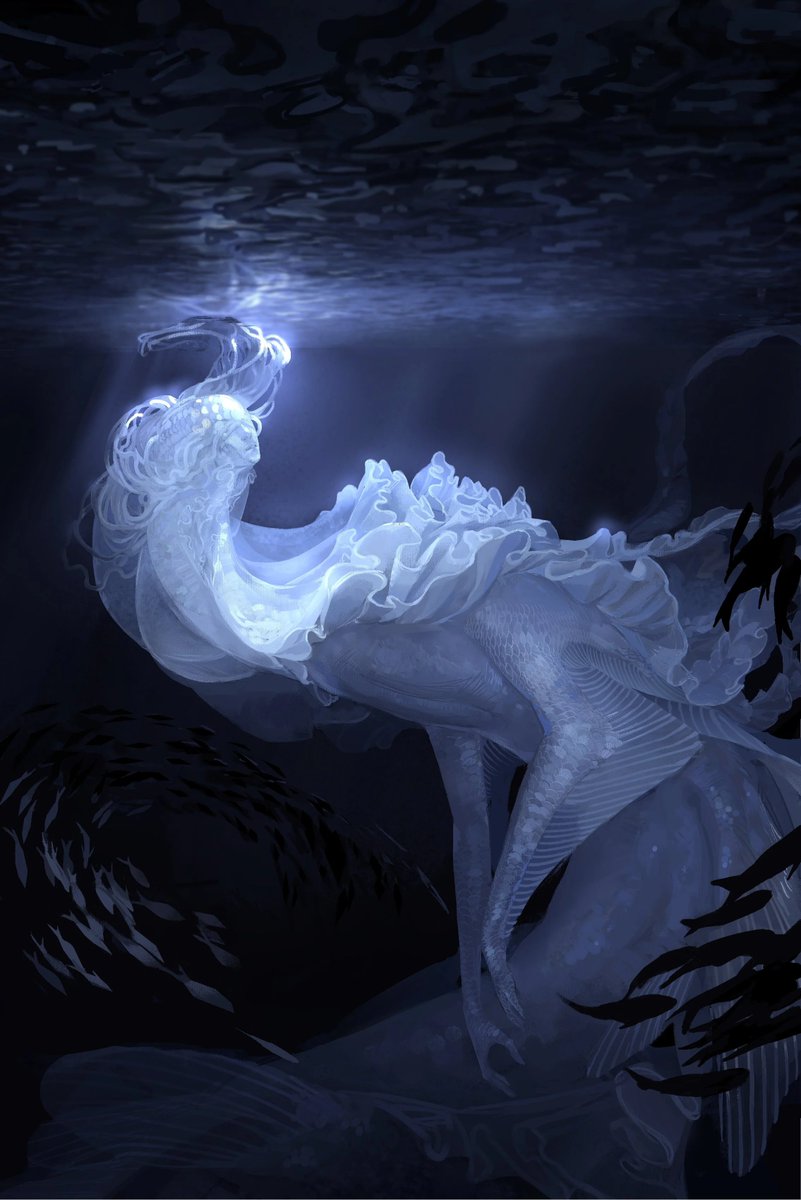 ashuldur's tweet image. QRT the character vs how you drew them ☄️🌊