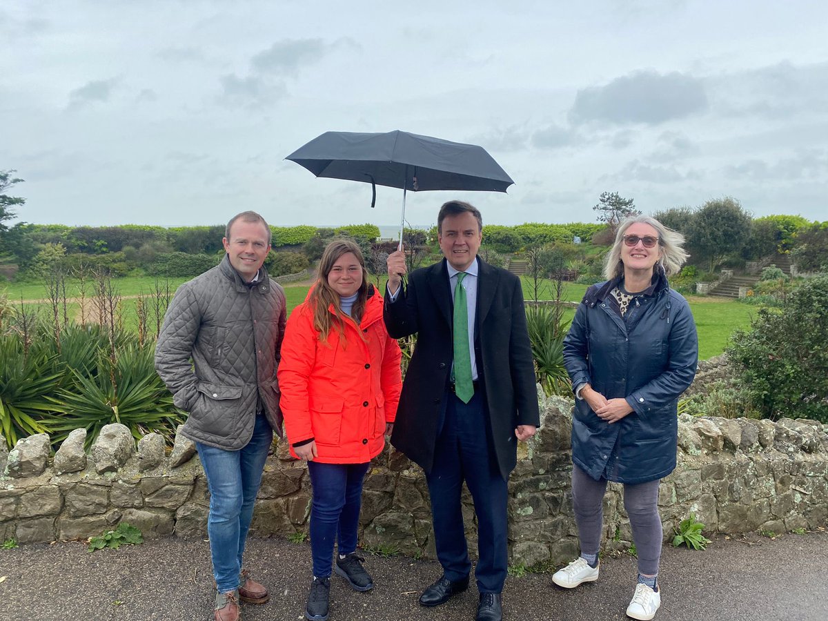 GregHands's tweet photo. Setting out with the team in Westbrook, Margate with @conservatives Thanet Council Leader Ash Ashbee. 

She has been turning this Council the last two years and deserves local support here on 4th May!

#VoteConservative https://t.co/kuxNuC0SEo