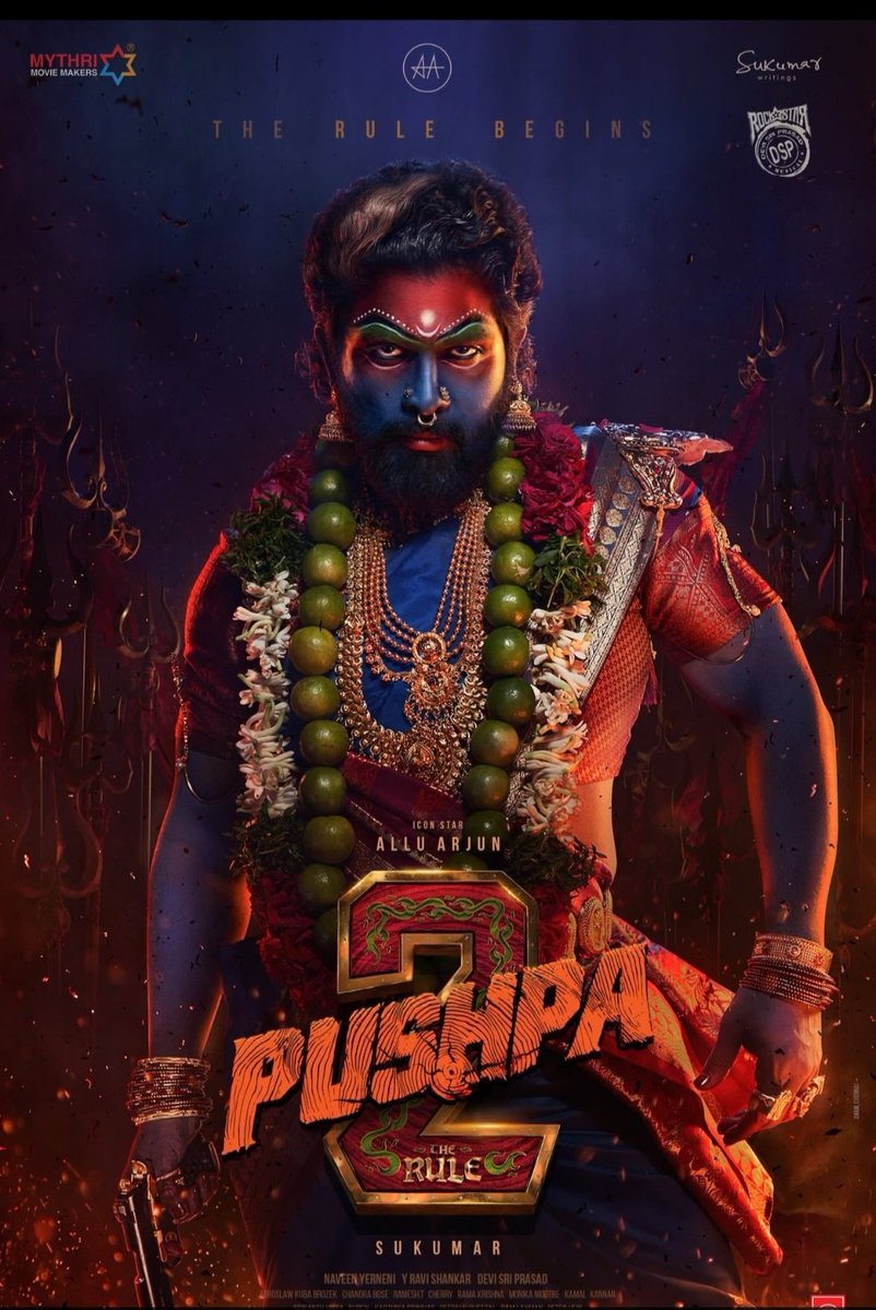Mr_krishnaKewat's tweet image. #PusphaTheRule #ChaguoSmartNaAirtel #Pushpa2 #AlluArjun #movie #GTvsKKR #Twitter #new #Looks