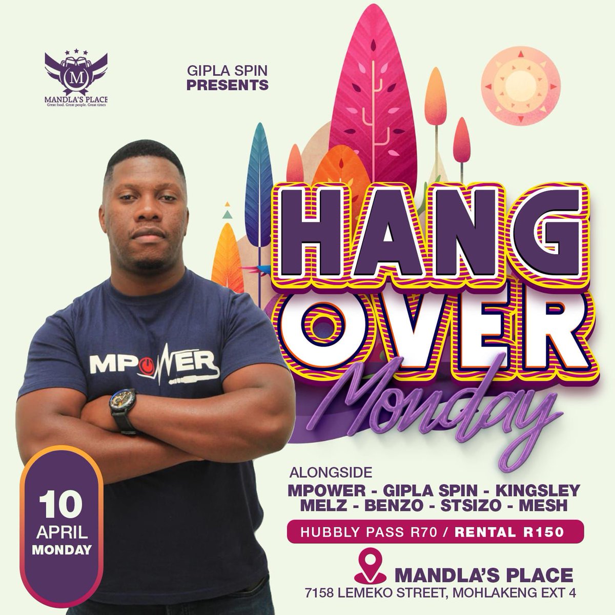 DeejayKingsley's tweet photo. And the best goes onβ¦
π #MogoduMonday tonight at @ClubWitbank (Bekkersdal)
π Then the #HangoverMonday culture continues at #MandlasPlace (Mohlakeng)
Because We Monday Differently! πππΎπΊπΎπ₯π―π»π₯πΎπ·π₯ https://t.co/1yKfH8mx2W