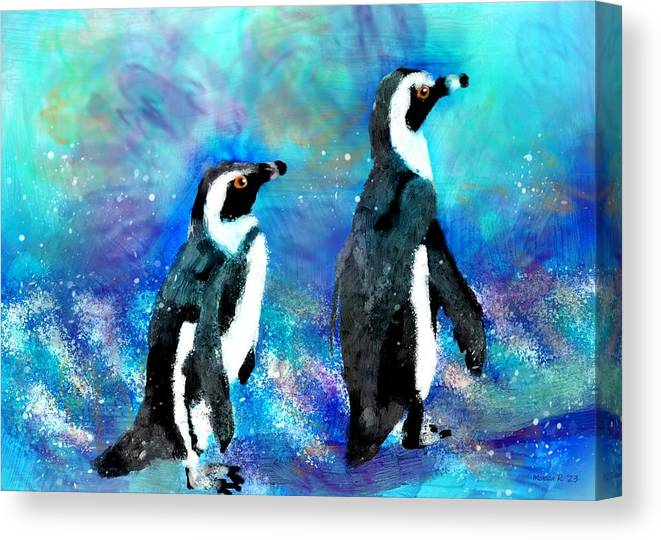 Check out this new canvas print that I uploaded to fineartamerica.com! fineartamerica.com/featured/a-mag… 
#penguin #penguins #penguinart #penguinpainting #painting #ArtistOnTwitter #impressionism #teal #blue #BuyIntoArt #AYearForArt #SpringIntoArt