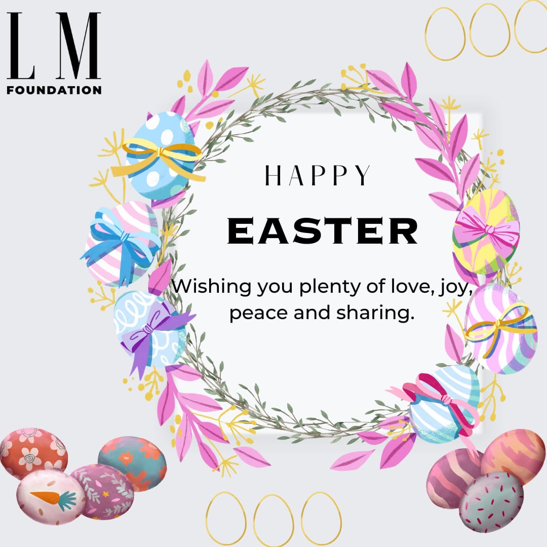 _lmfoundation's tweet photo. Happy Easter, beautiful people!

May this season always bless us with opportunities to serve you and bring happiness to you.

#lmfoundation https://t.co/BlrrcdDMoN