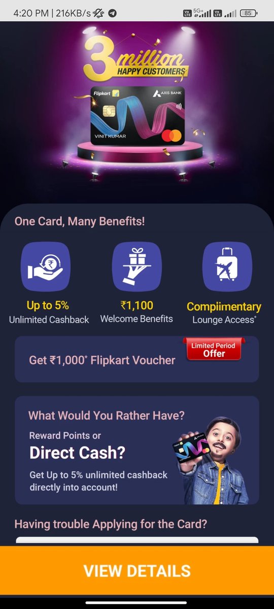 subhranilbasak0's tweet photo. FLIPKART SCAM ON FLIPKART AXIS BANK CREDIT CARD.

They said i got 1000 Gift card now they told me 500. Policy Changed.. 

SCAMMER #FLIPKARTSCAM #CARDSCAM 
@flipkartsupport @Flipkart @BandBajaateRaho @_Kalyan_K https://t.co/4ldd9lClxk